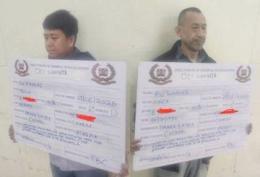 A file photo of the Chinese Nationals Arrested by DCI officers.